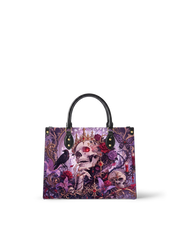 Purple Reign Leather Handbag