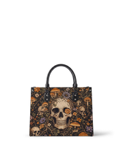 Bones Bloom Leather Handbag