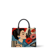 City Glam Leather Handbag