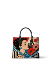 City Glam Leather Handbag