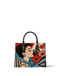 City Glam Leather Handbag