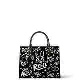DIY "Paint-Your-Own" Rebel Bunny Bag (Paints Not Included) Leather Handbag