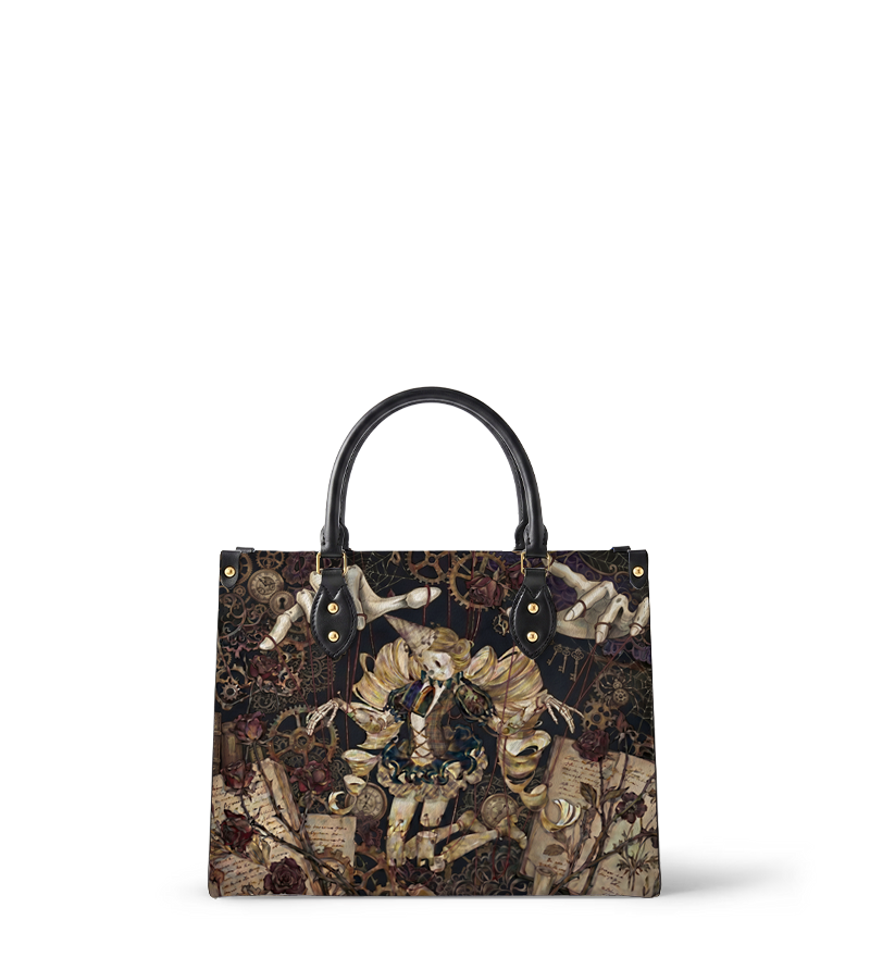 Phantom Strings Leather Handbag