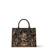 Tragic Jester Leather Handbag