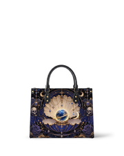 Pearl Cosmos Leather Handbag
