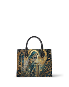 Gilded Reaper  Leather Handbag