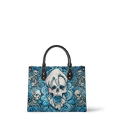 Bones Hold Leather Handbag