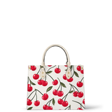 Cherry Prelude Leather Handbag