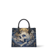 Horned Skull Leather Handbag