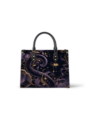 Amethyst Hush Leather Handbag