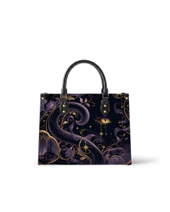 Amethyst Hush Leather Handbag