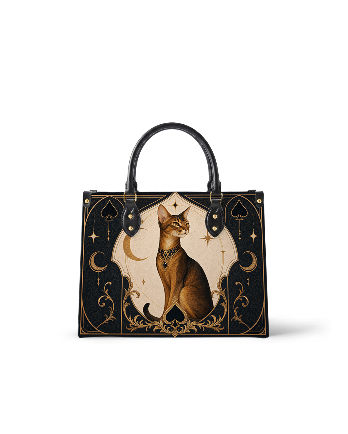 Sable Bastet Leather Handbag