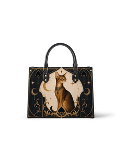 Sable Bastet Leather Handbag