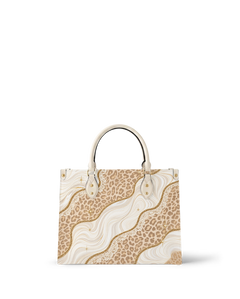 Cream Drift Leather Handbag