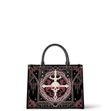 Woven Oath Leather Handbag
