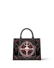 Woven Oath Leather Handbag