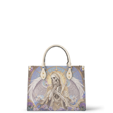 Holy Skeleton Leather Handbag