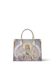 Holy Skeleton Leather Handbag