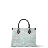 Mint Lace Tune Leather Handbag
