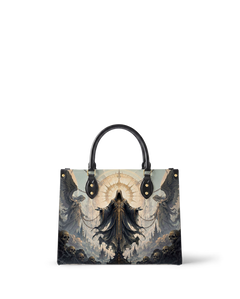 Reaper's Judgment Leather Handbag