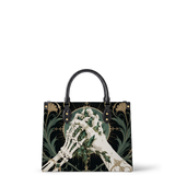 Malachite Leather Handbag
