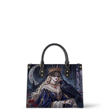 Raven's Moon Hymn Leather Handbag