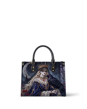 Raven's Moon Hymn Leather Handbag