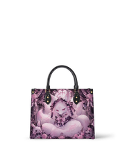 Kitsune Rose Leather Handbag