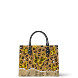 Golden Spots Leather Handbag