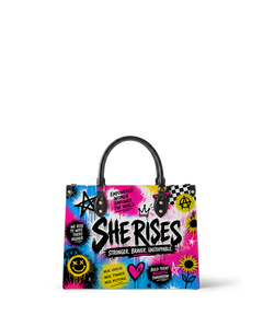 She Rises Leather Handbag