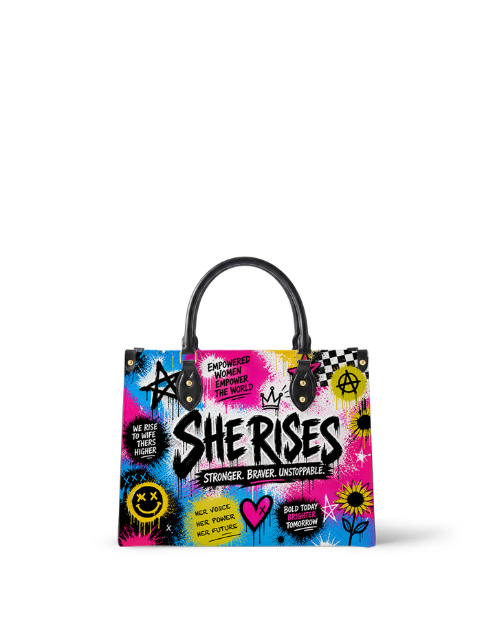 She Rises Leather Handbag