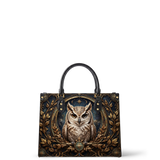 Stellar Owl Leather Handbag
