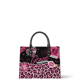 Pink Sugar Leather Handbag