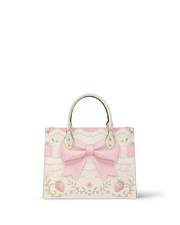 Sweet Berry Whisper Leather Handbag