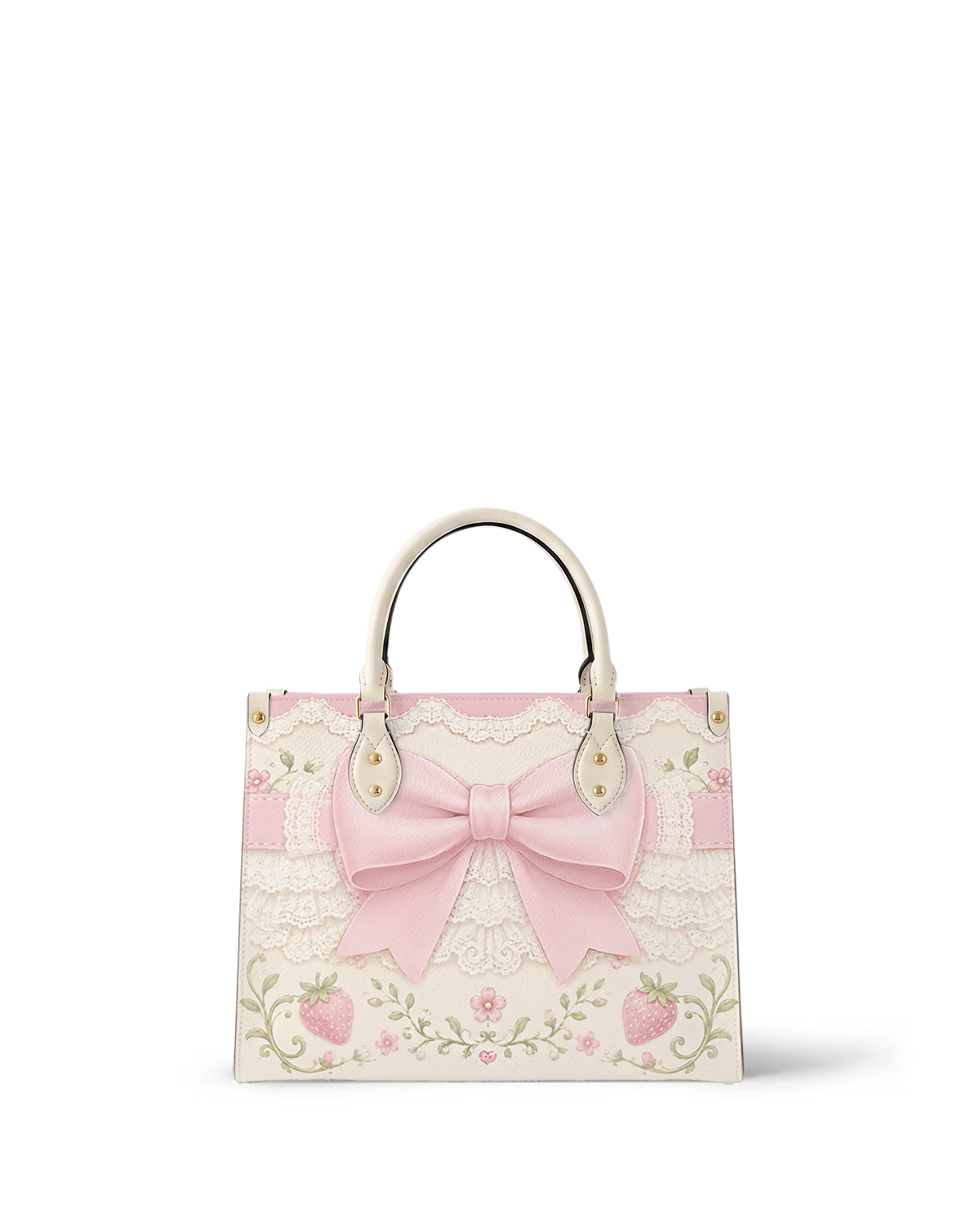 Sweet Berry Whisper Leather Handbag