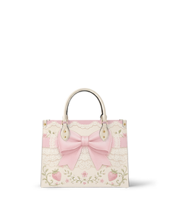 Sweet Berry Whisper Leather Handbag