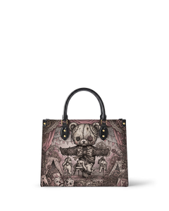 Nightmare Carousel Leather Handbag