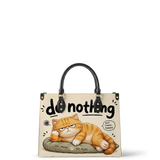 Orange Chill Vibe Leather Handbag