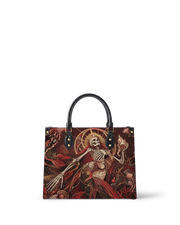 Crimson Tide Leather Handbag