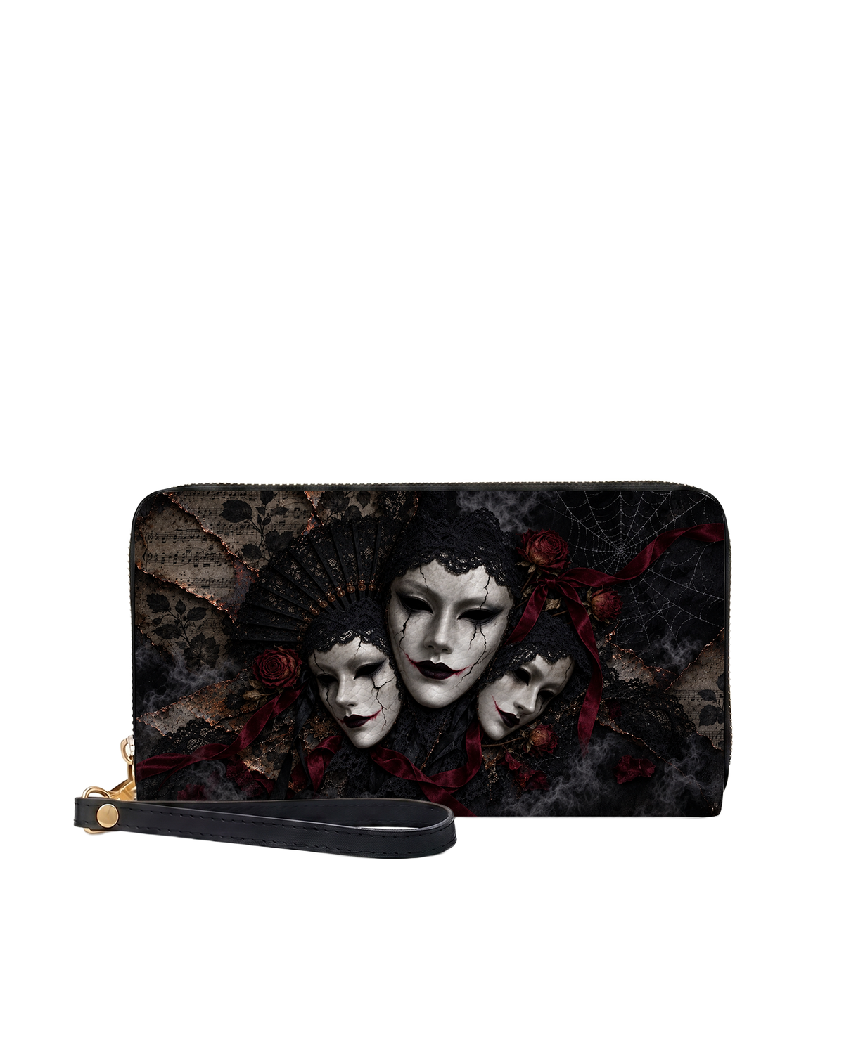 MaskOde Long Zip Wallet