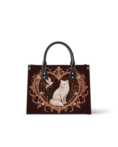 Vulpine Dove Leather Handbag