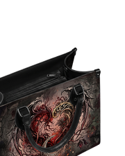 Ember Wings Leather Handbag