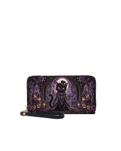 Vespercat  Long Zip Wallet
