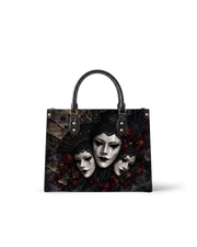 MaskOde Leather Handbag