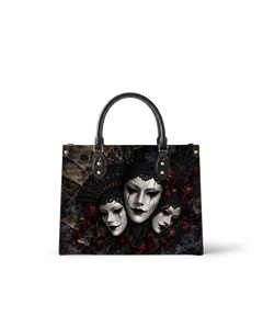 MaskOde Leather Handbag