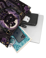 Vespercat Leather Handbag