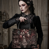 Velvet Shadows Leather Handbag
