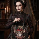 Poison Apple Leather Handbag
