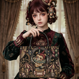 Tragic Jester Leather Handbag