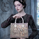 Bone Tales Leather Handbag
